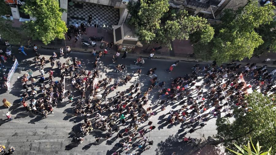 Από το πανεκπαιδευτικό συλλαλητήριο στην Αθήνα 