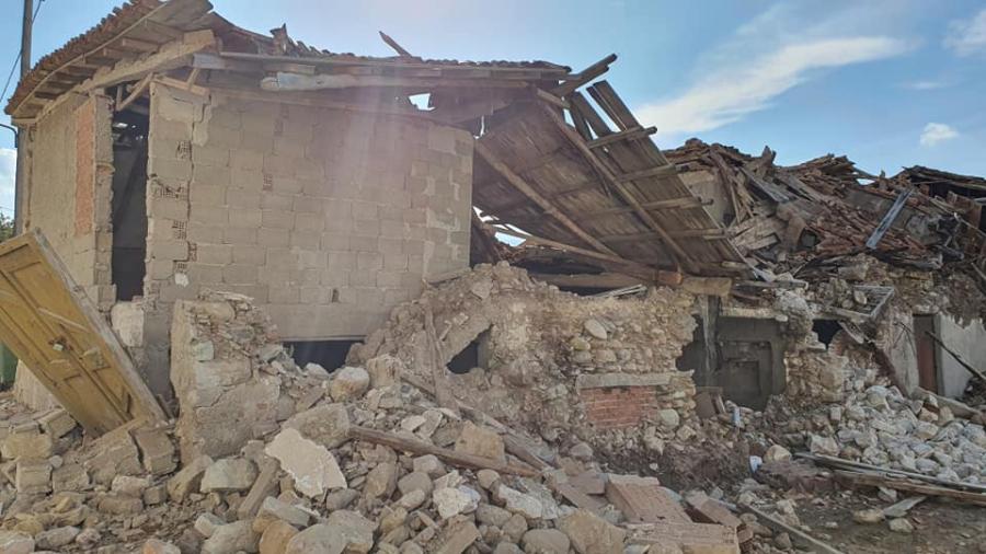 Καταστροφές μετά τον σεισμό στη Σάμο