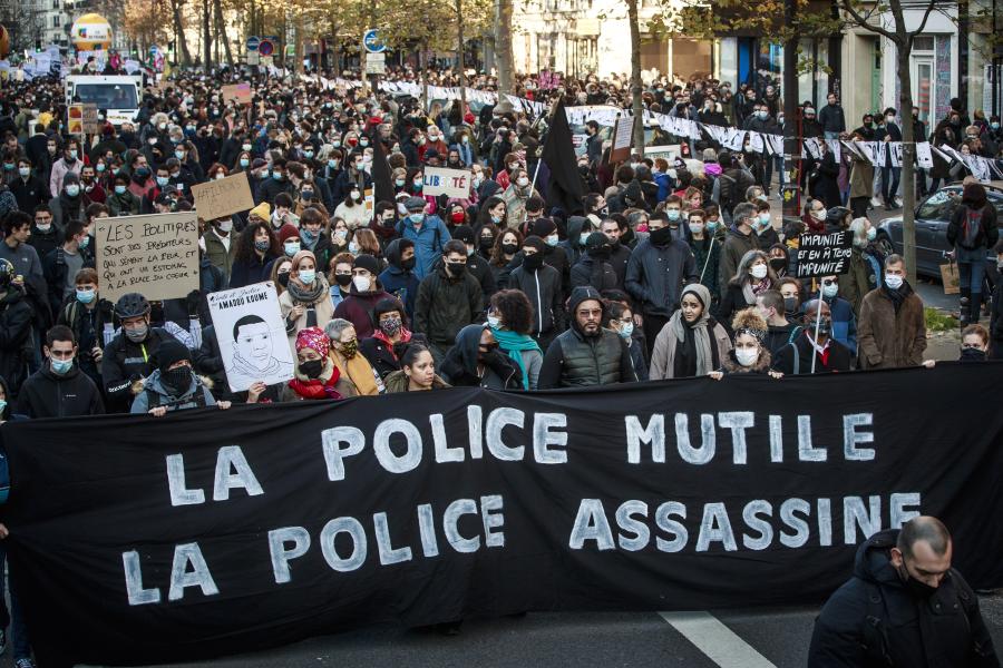 γαλλία αστυνομική βία πορεία
