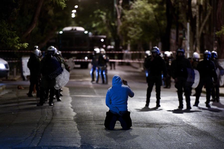 ΜΑΤ στα Εξάρχεια