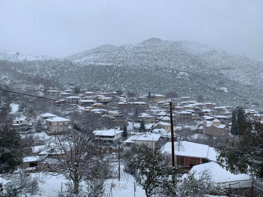 Χιόνια χωριό