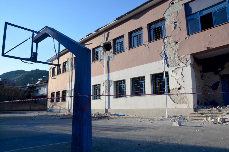 ΘΕΣΣΑΛΙΑ ΔΑΜΑΣΙ ΣΕΙΣΜΟΣ ΣΧΟΛΕΙΟ ΖΗΜΙΕΣ