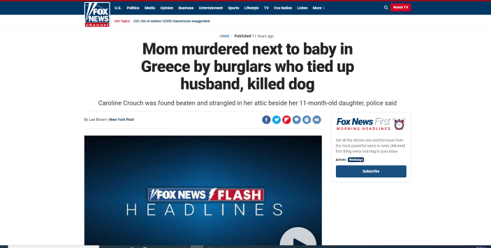 FOX NEWS GLYKA NERA