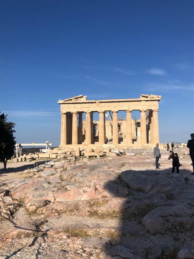 Ο Μιλτιάδης Βαρβιτσιώτης στην Ακρόπολη