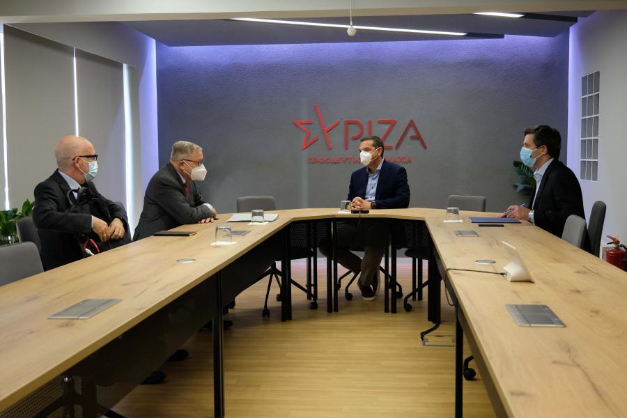 Αλέξης Τσίπρας και Κλάους Ρέγκλινγκ