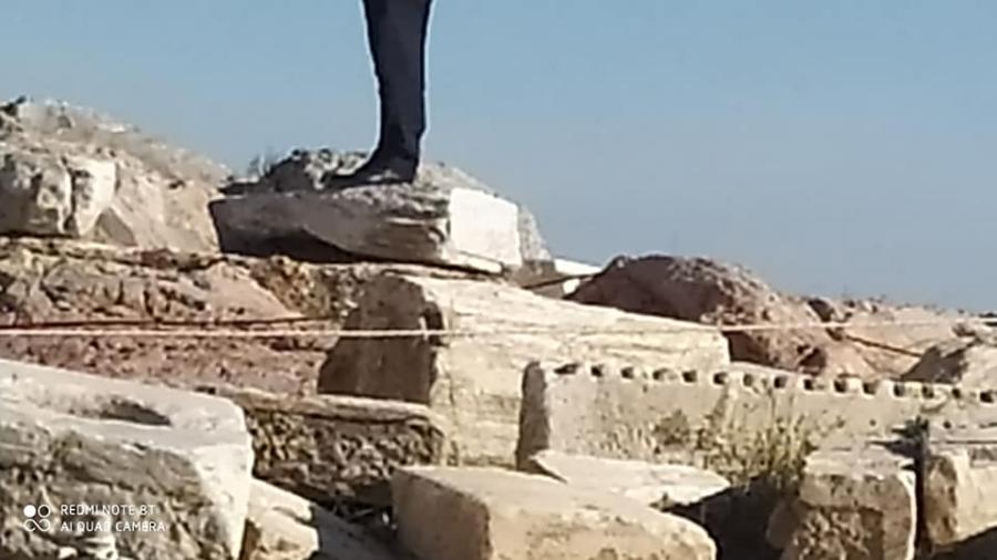 Ο Μιλτιάδης Βαρβιτσιώτης στην Ακρόπολη
