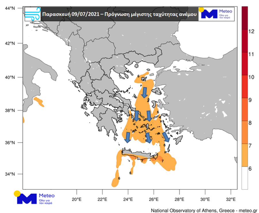 ΧΑΡΤΗΣ ΠΡΟΓΝΩΣΗΣ ΑΝΕΜΩΝ
