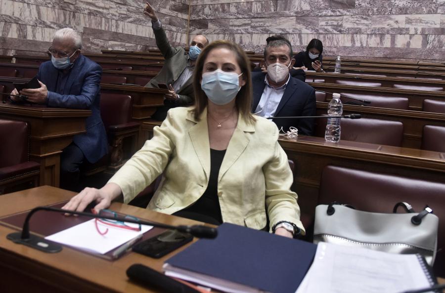 Η Μαριλίζα Ξενογιαννακοπούλου στη Βουλή