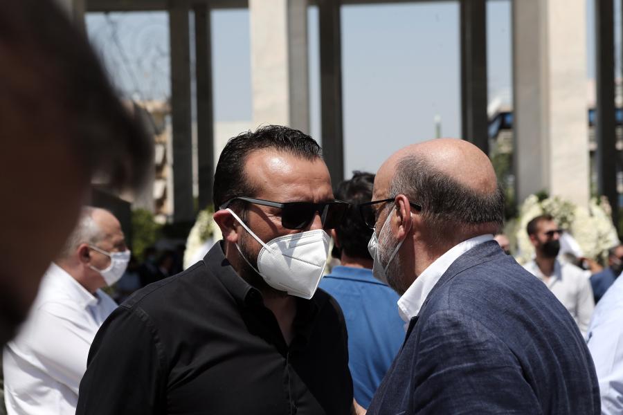 Κωνσταντίνος Μίχαλος κηδεία Νίκος Παππάς