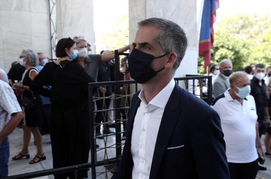 Κωνσταντίνος Μίχαλος κηδεία Κώστας Μπακογιάννης