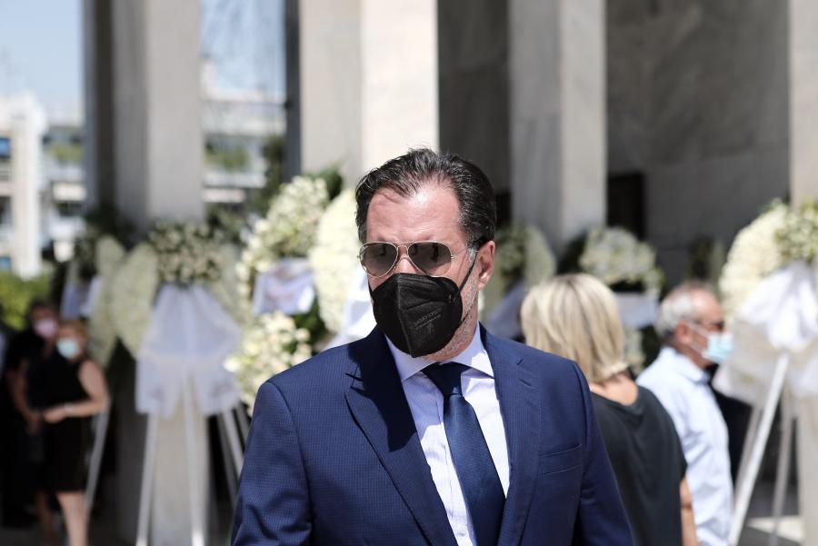 Κωνσταντίνος Μίχαλος κηδεία Άδωνις Γεωργιάδης