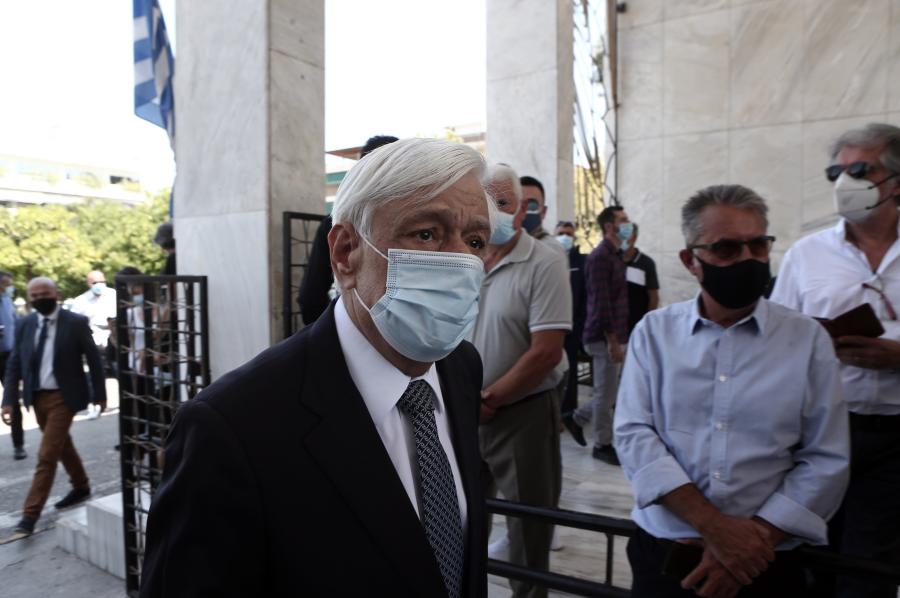 Κωνσταντίνος Μίχαλος κηδεία Προκόπης Παυλόπουλος