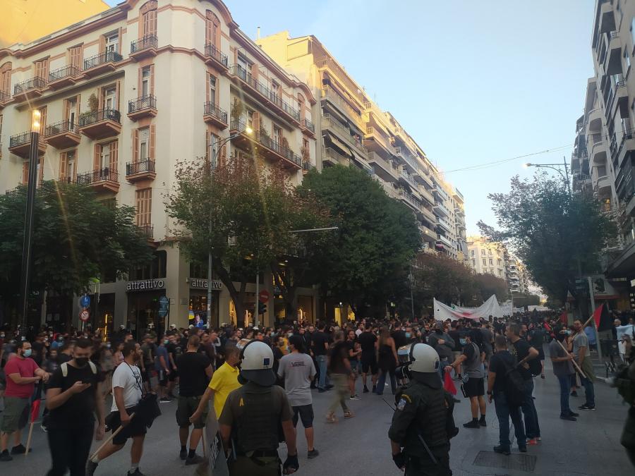 Πορεία στη ΔΕΘ