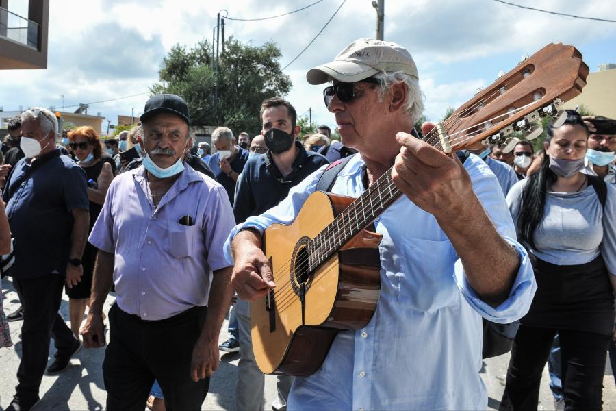 Κηδεία Θεοδωράκης