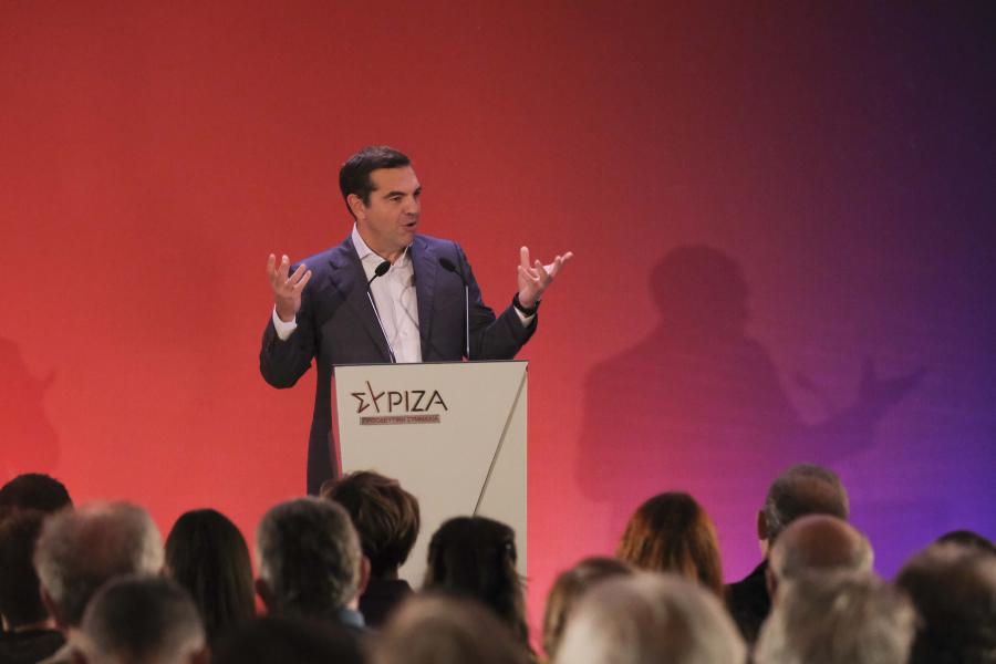 Ο Αλέξης Τσίπρας σε ομιλία του στα Ιωάννινα
