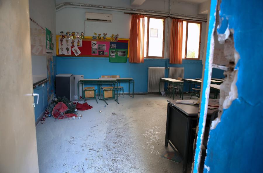 βανδαλισμός δημοτικό σχολείο Πολύγωνο