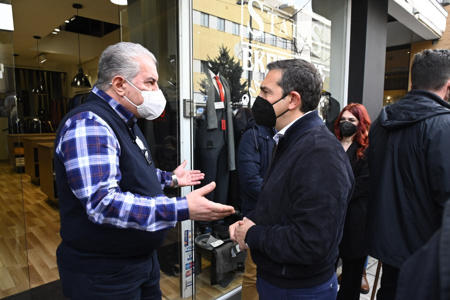Ο Αλέξης Τσίπρας στη Νέα Ιωνία