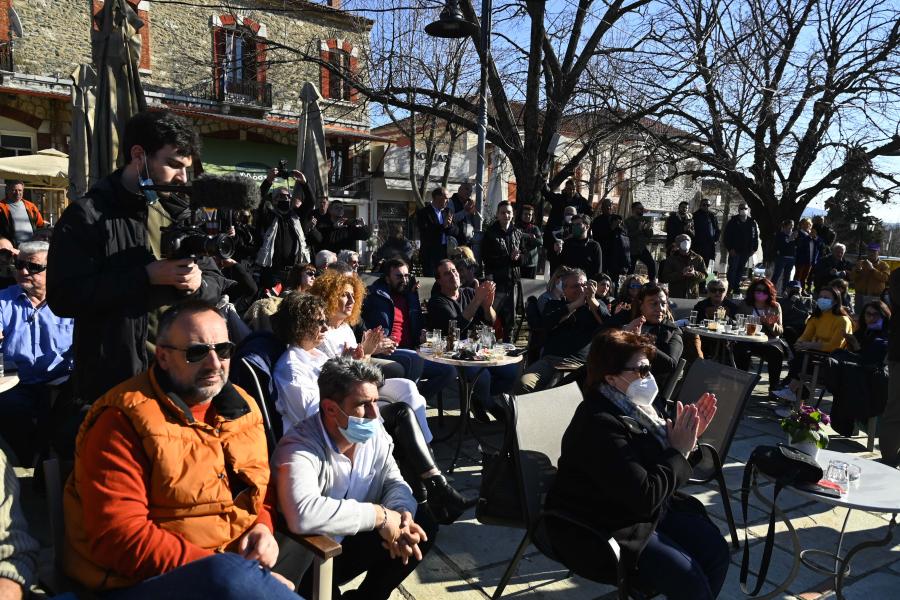 Ο Αλέξης Τσίπρας στην Αγιά Λάρισας