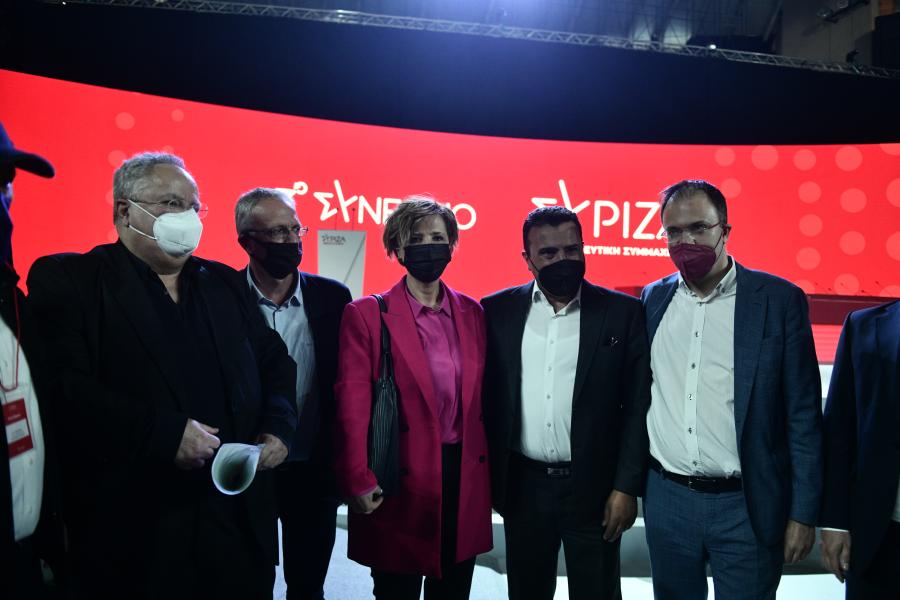 Ο Ζόραν Ζάεφ στο συνέδριο του ΣΥΡΙΖΑ