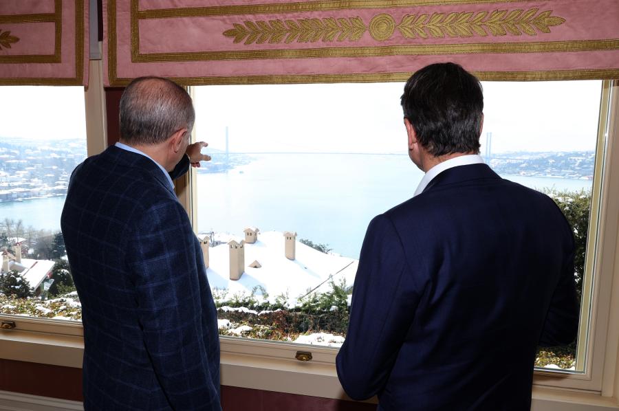 Ρετζέπ Ταγίπ Ερντογάν και Κυριάκος Μητσοτάκης