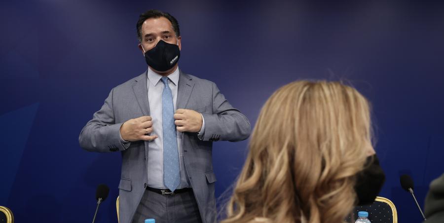Ο Άδωνις Γεωργιάδης στο συνέδριο της ΝΔ