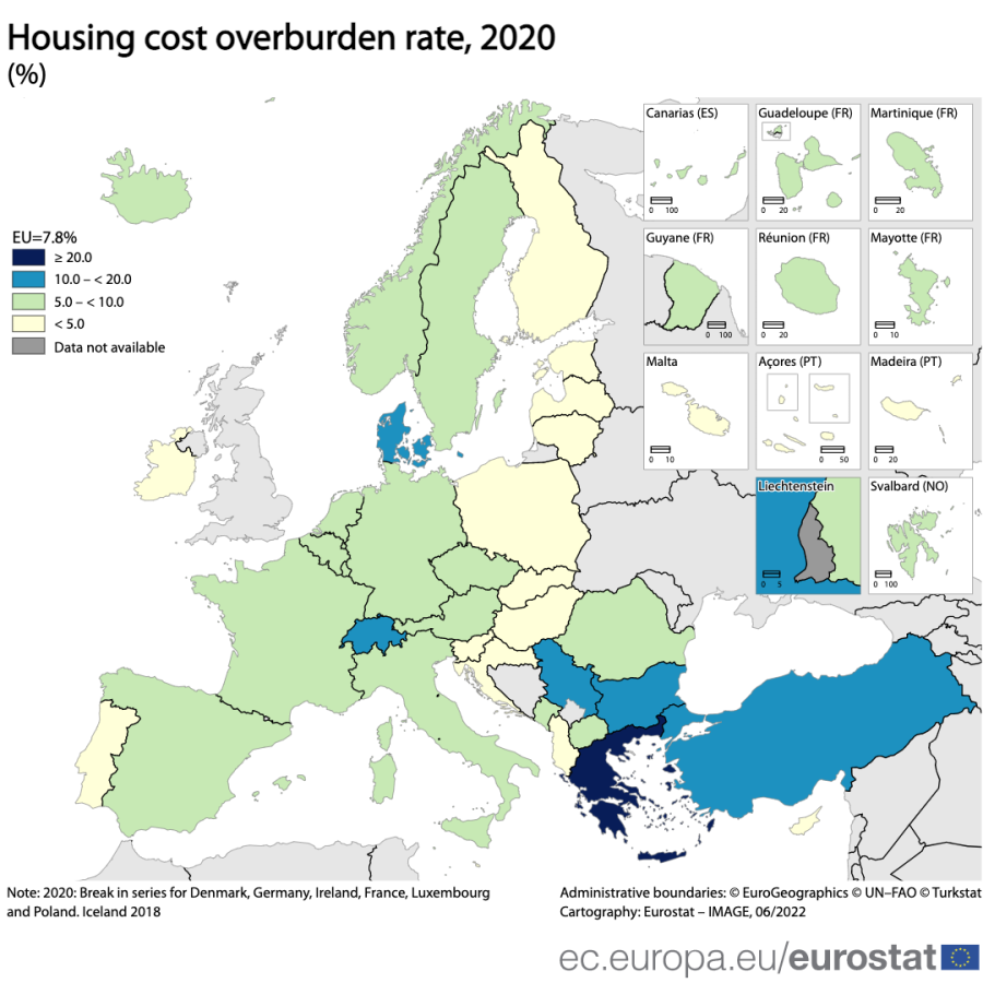 Χάρτης Eurostat