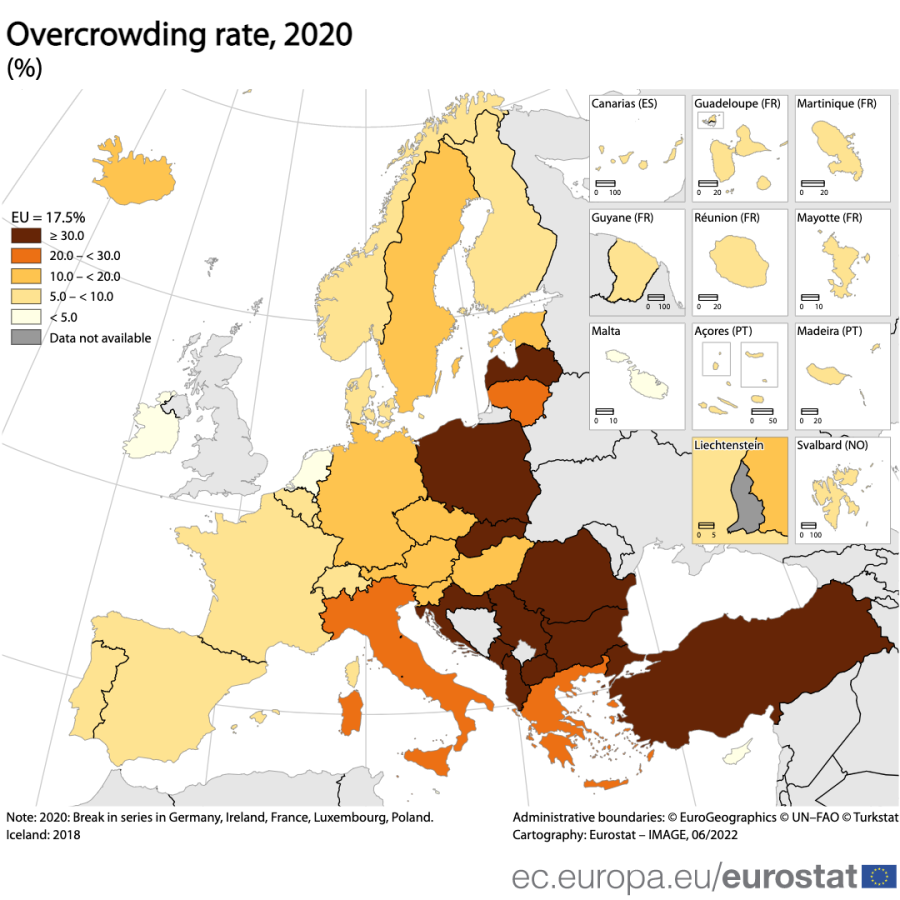 Χάρτης Eurostat