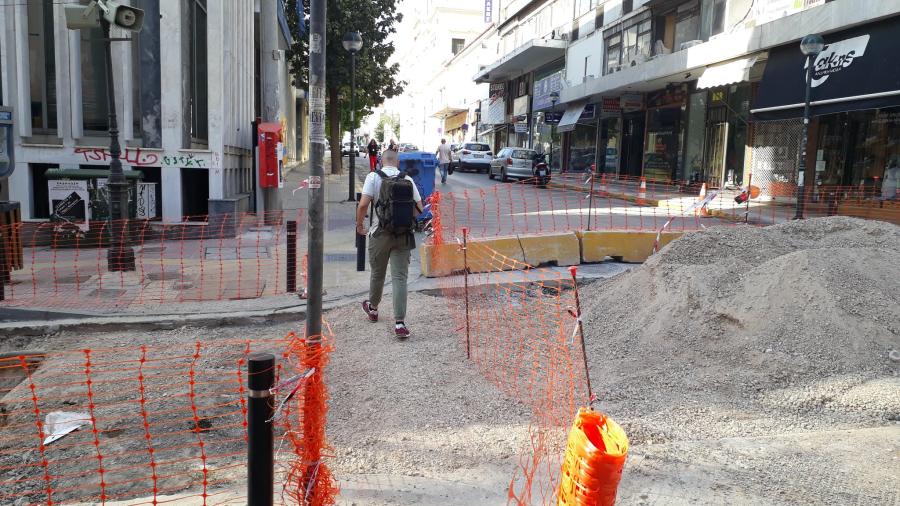 οδός Τσαμαδού Πειραιάς έργα