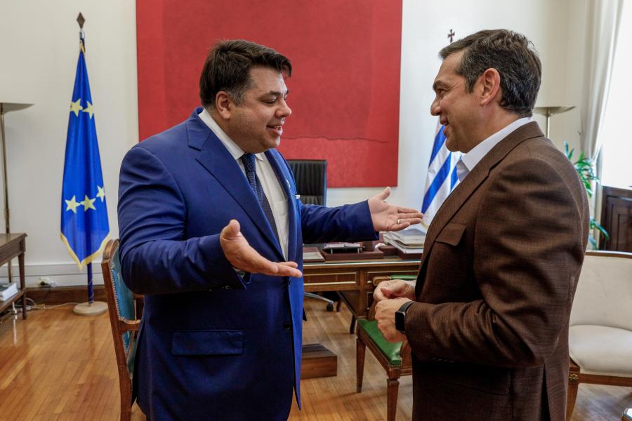 Αλέξης Τσίπρας και Τζορτζ Τσούνης