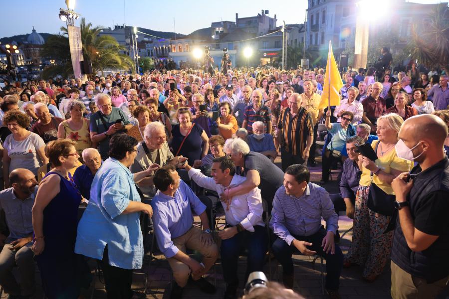 Ο Αλέξης Τσίπρας στη Μυτιλήνη