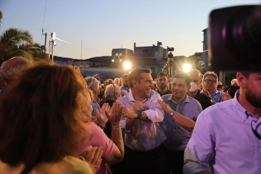 Ο Αλέξης Τσίπρας στη Μυτιλήνη