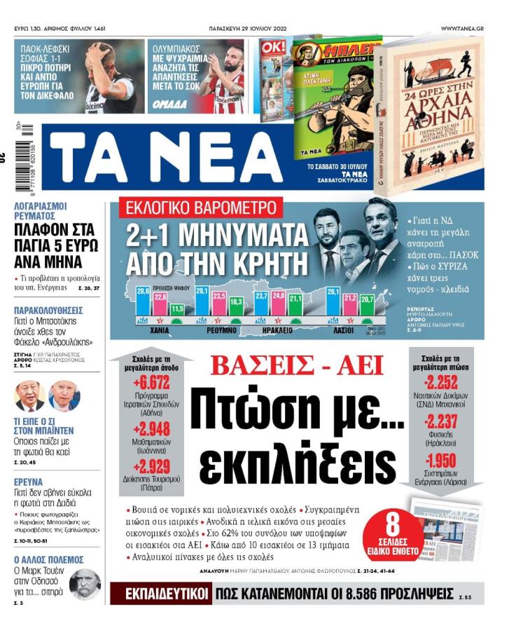 Πρωτοσέλιδο Νέα