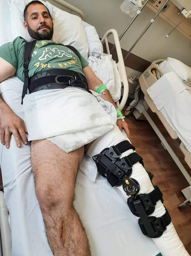 τραυματίας εργατικό ατύχημα
