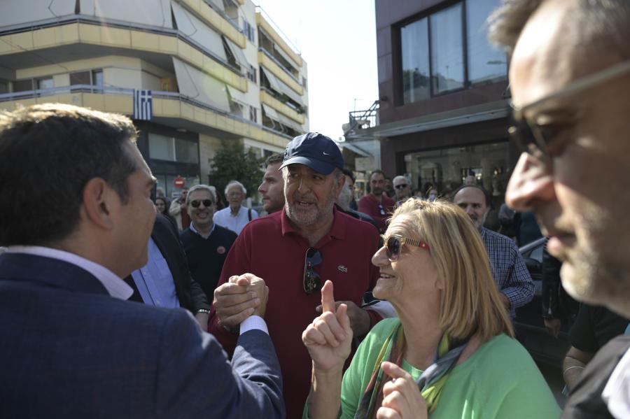 Ο Αλέξης Τσίπρας στο Χαλάνδρι