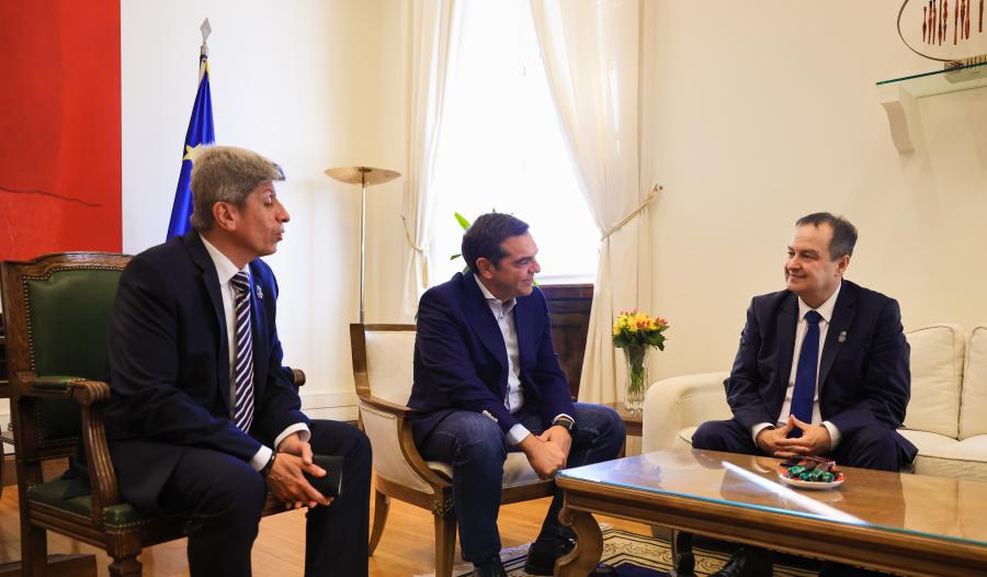 Συνάντηση του Αλέξη Τσίπρα με τον Ίβιτσα Ντάτσιτς