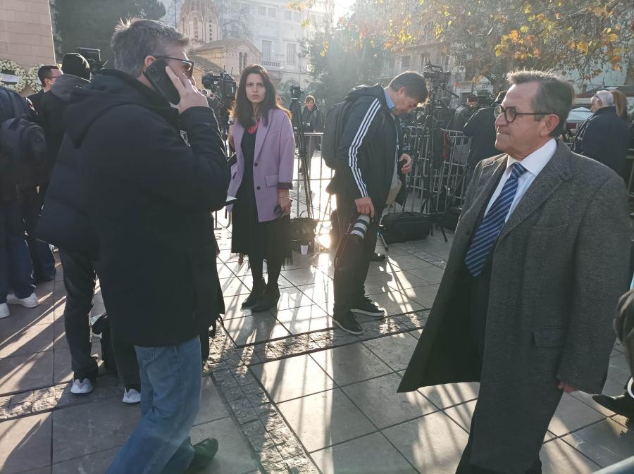 Νίκος Νικολόπουλος κηδεία Κωνσταντίνος Γλύξμπουργκ