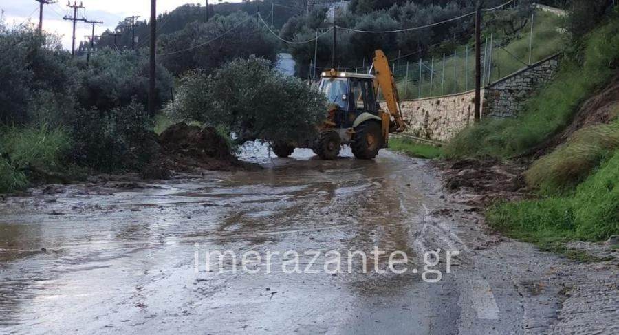 Ζάκυνθος κακοκαιρία πλημμύρα