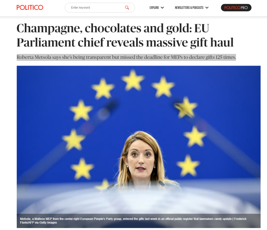 Politico Ρομπέρτα Μέτσολα