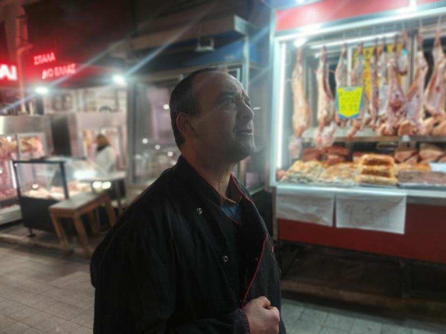 Άνδρας στη Βαρβάκειο