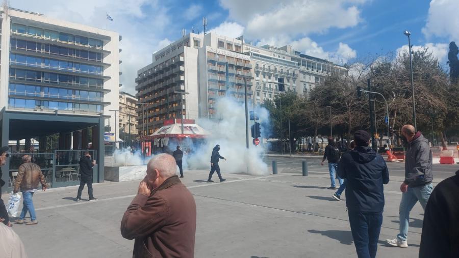 Συγκέντρωση στην πλατεία Συντάγματος