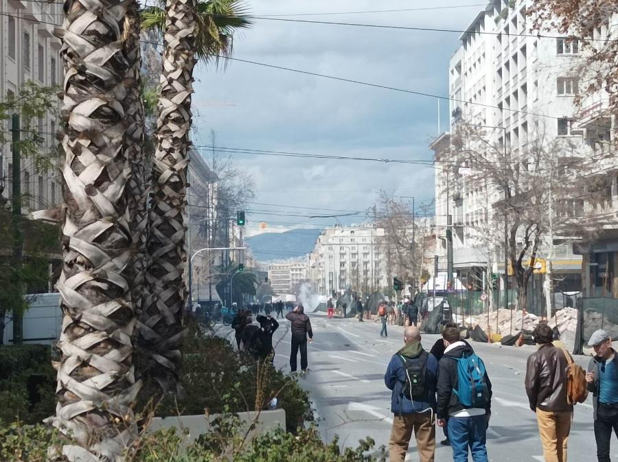 Συγκέντρωση στην πλατεία Συντάγματος