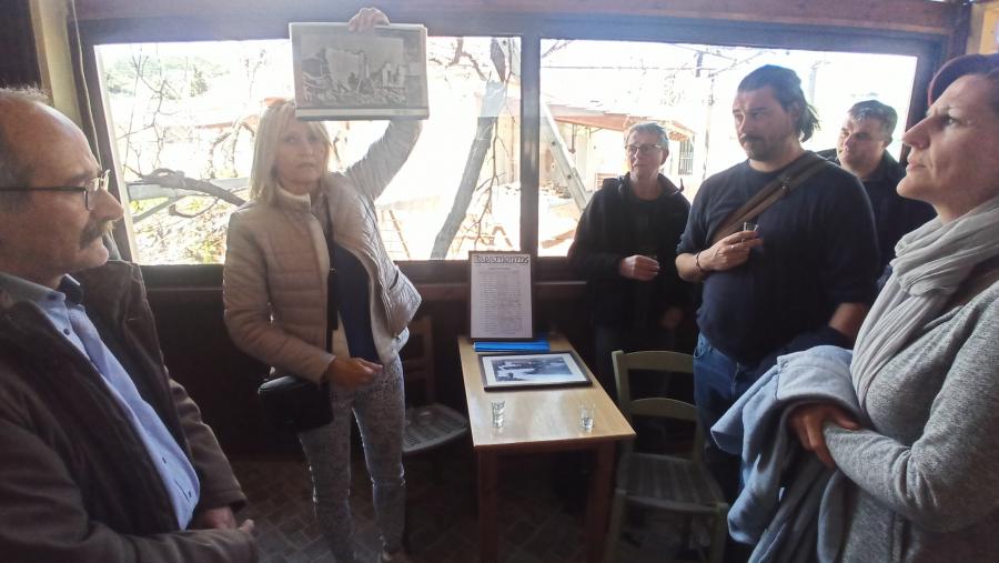 Στιγμιότυπο από την συνάντηση των προέδρων των Πολιτιστικών Συλλόγων με τους Γερμανούς εκπαιδευτικούς