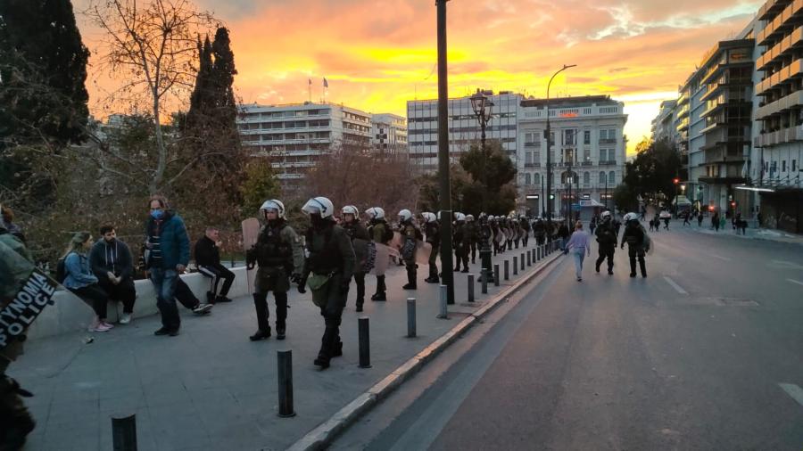 ΜΑΤ στο Σύνταγμα