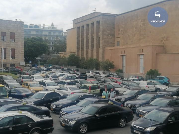 Διαμαρτυρία ταξί Ρόδος
