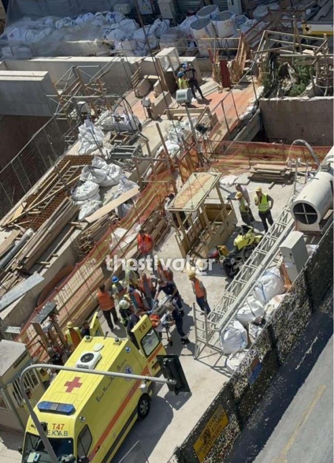 μετρό Θεσσαλονίκης εργατικό ατύχημα