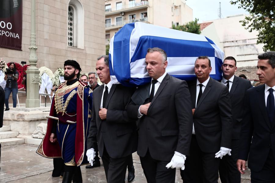 Κηδεία Γιάννη Μαρκόπουλου