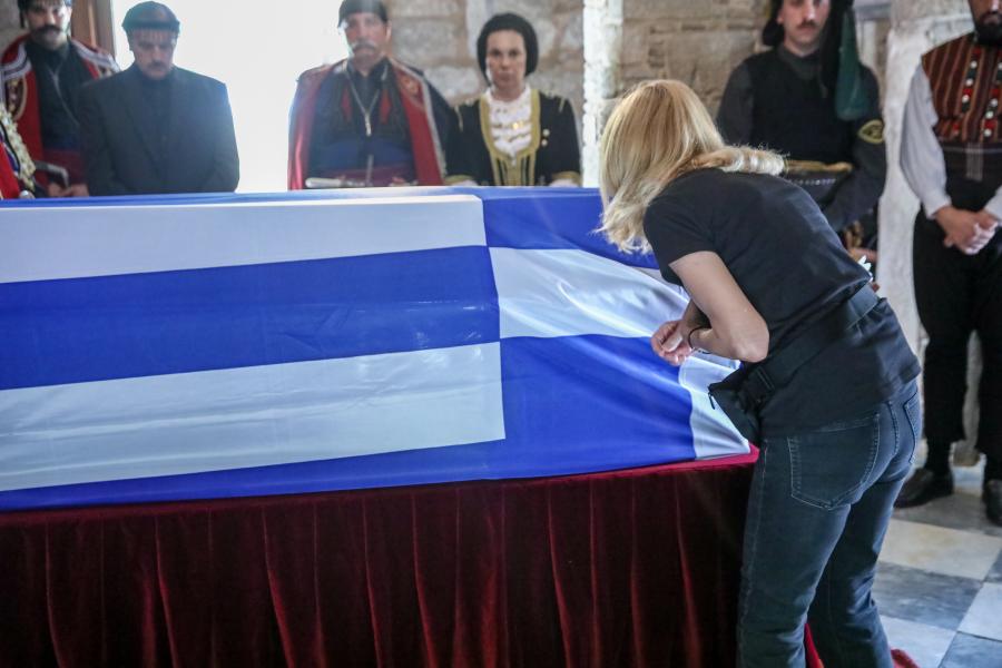 Κηδεία Γιάννη Μαρκόπουλου
