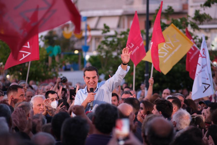 Ο Αλέξης Τσίπρας στον Κορυδαλλό