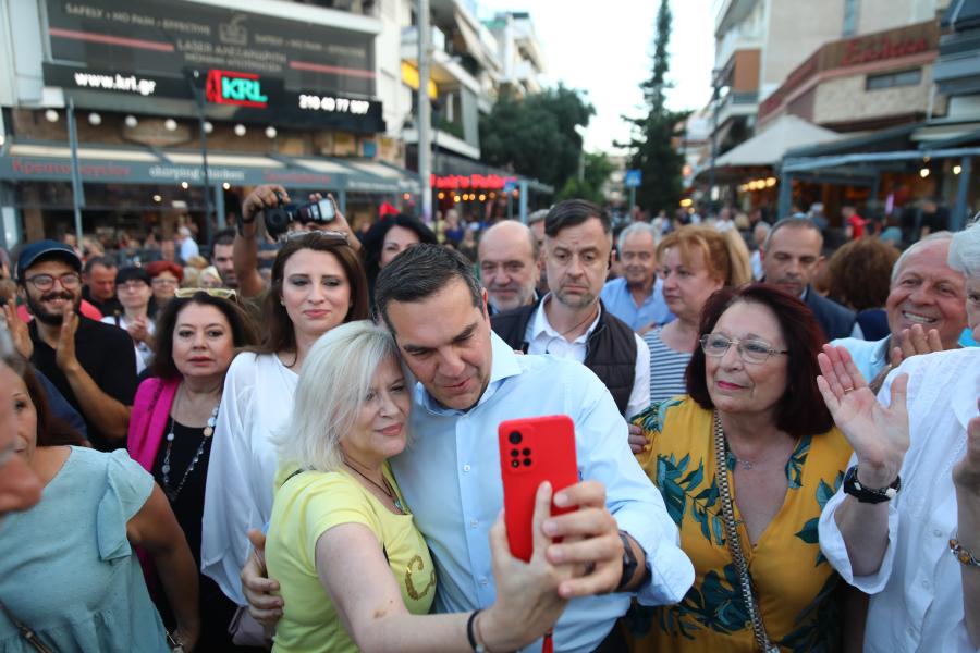Ο Αλέξης Τσίπρας στον Κορυδαλλό
