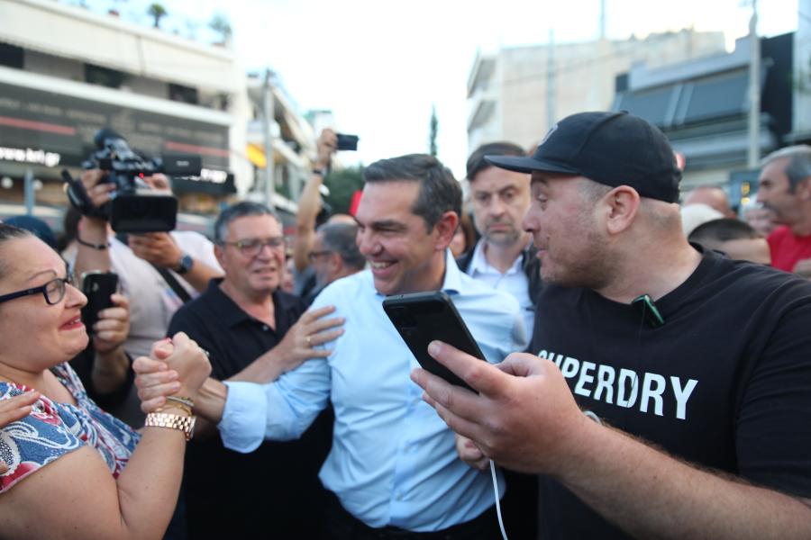 Ο Αλέξης Τσίπρας στον Κορυδαλλό